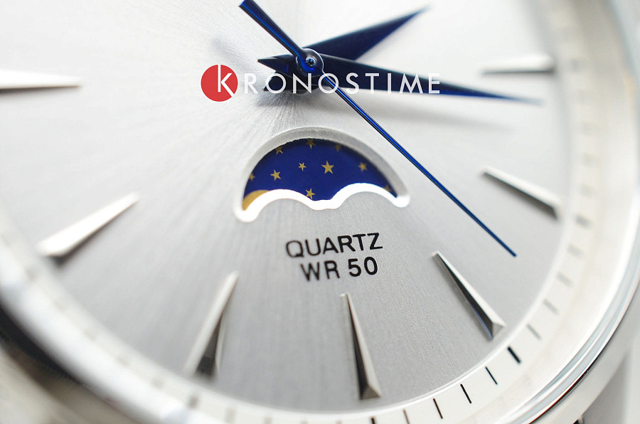Часы Citizen Basic Moonphase AK5000-03A — кожаный, мужские
