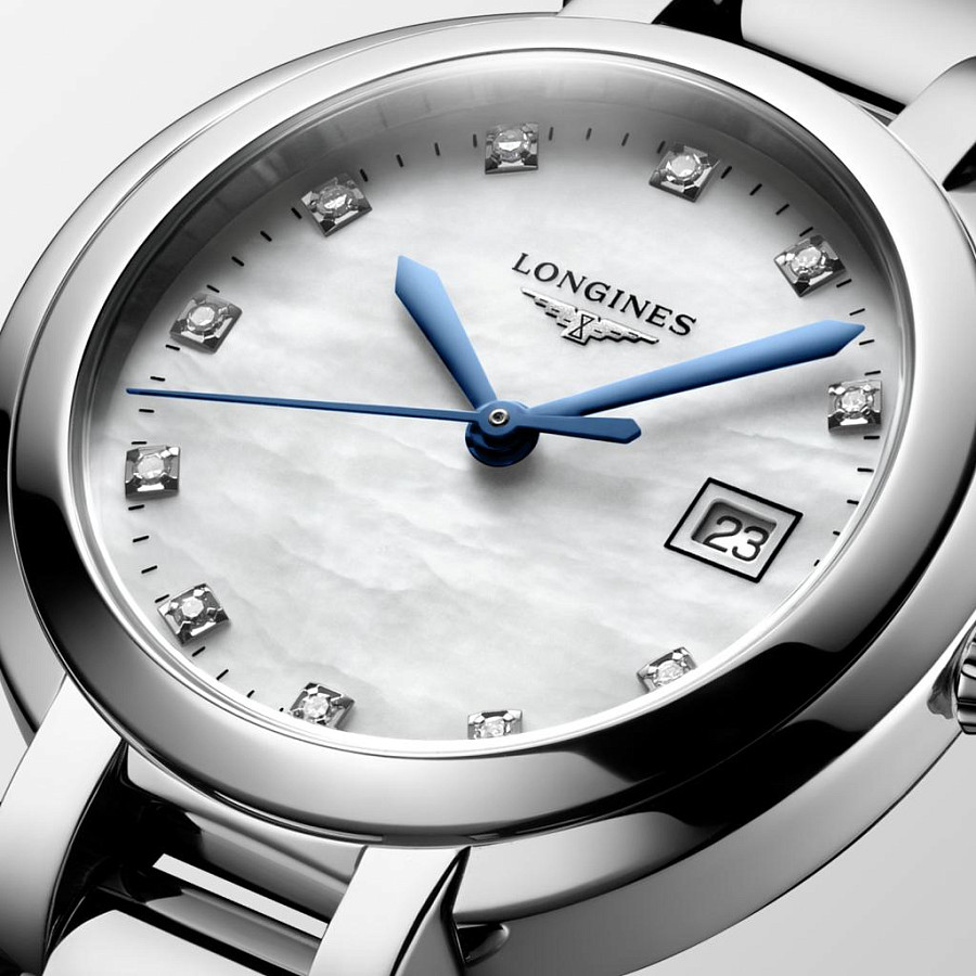 Часы Longines PrimaLuna L8.122.4.87.6 — перламутровый, сталь металл
