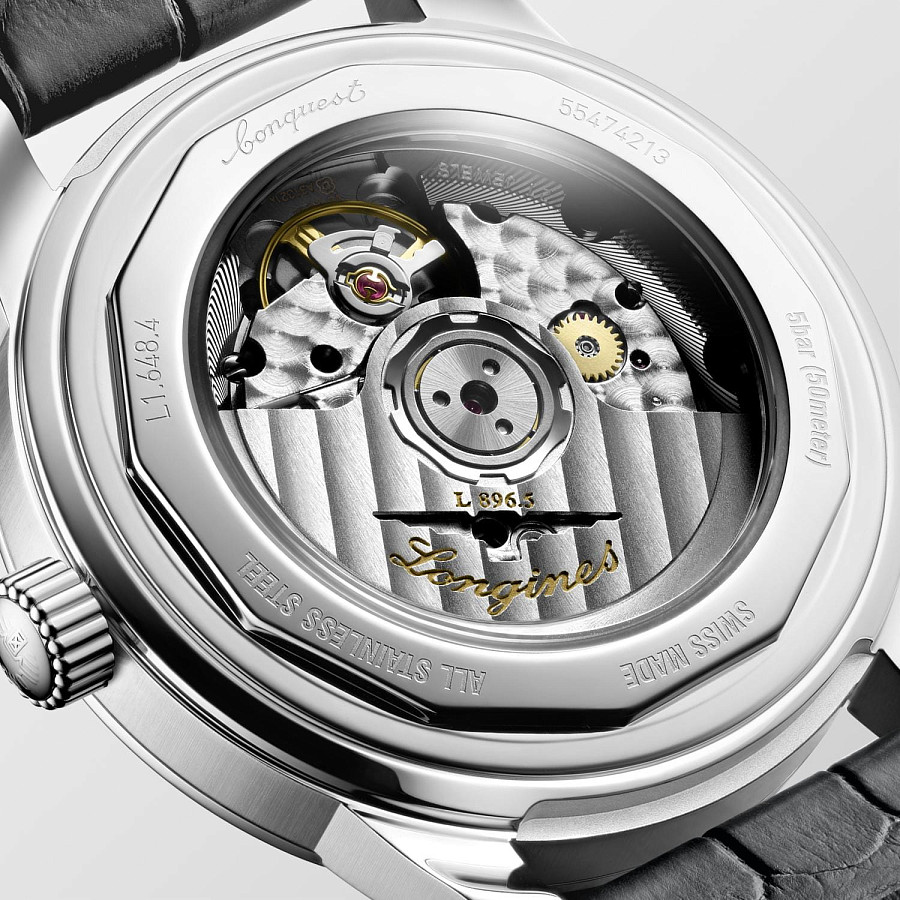 Часы Longines Heritage L1.648.4.62.2 — мужские, черный