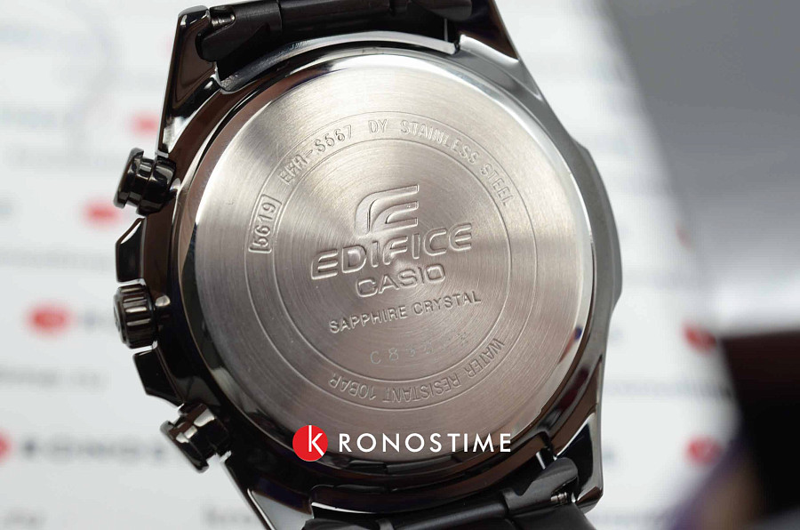 Часы Casio Edifice EFR-S567DC-1AVUDF (EFR-S567DC-1A) — мужские, сталь с ip покрытием