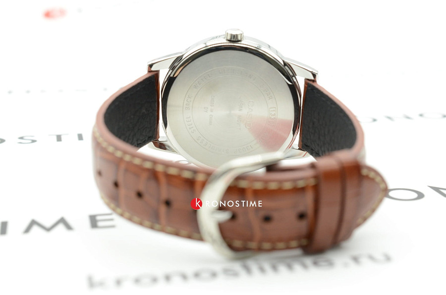 Часы Casio MTP-1303PL-2A — мужские, кожаный