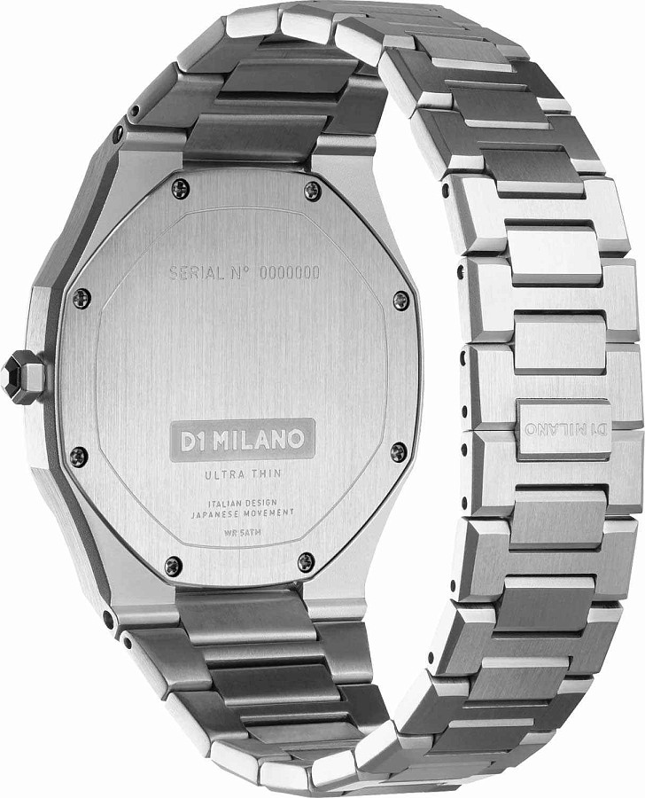 Часы D1 Milano Ultra Thin UTBJ09 — синий, металл сталь