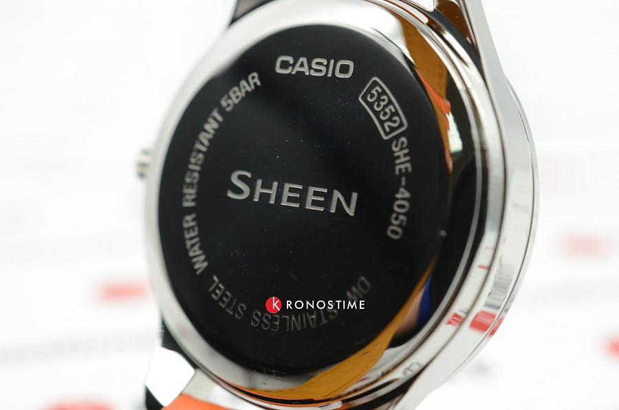 Часы Casio Sheen SHE-4050L-7A — Япония, кварцевые