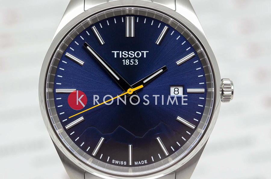 Часы Tissot PR 100 Jungfraubahn Quartz 40mm T150.410.11.041.02 — сталь металл, Швейцария