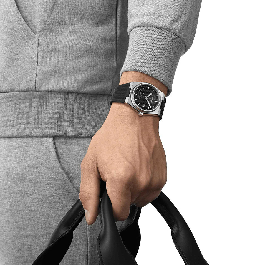 Часы Tissot PRX Powermatic 80 T137.407.17.051.00 — механические, сталь металл