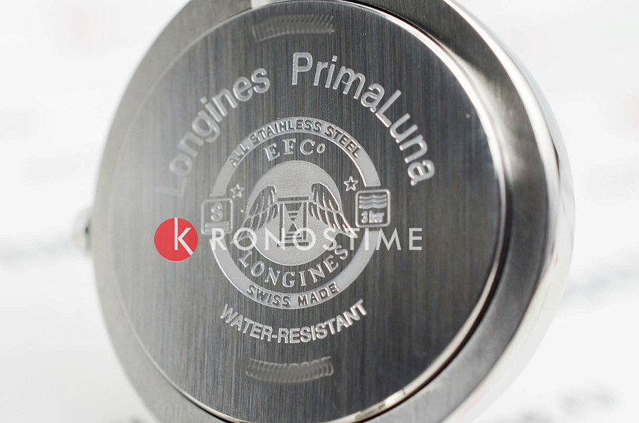 Часы Longines PrimaLuna L8.113.4.90.6 — женские, нержавеющая сталь