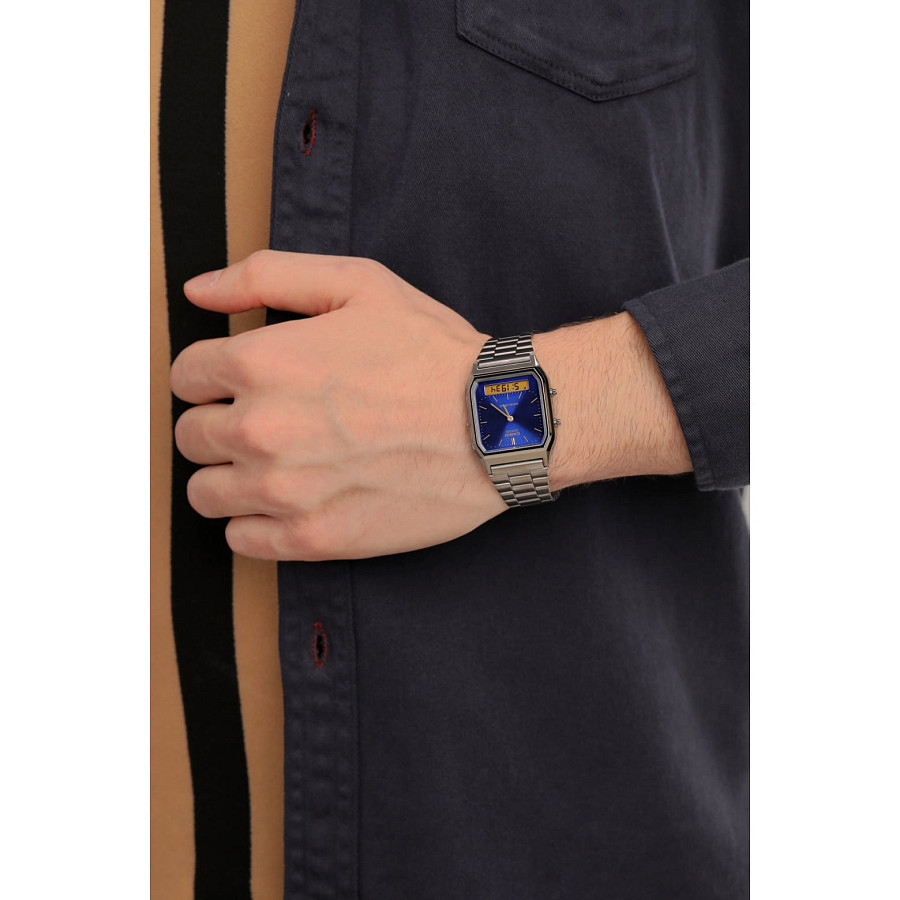 Часы Casio Vintage AQ-230GG-2ADF (AQ-230GG-2A) — артикул AQ-230GG-2A