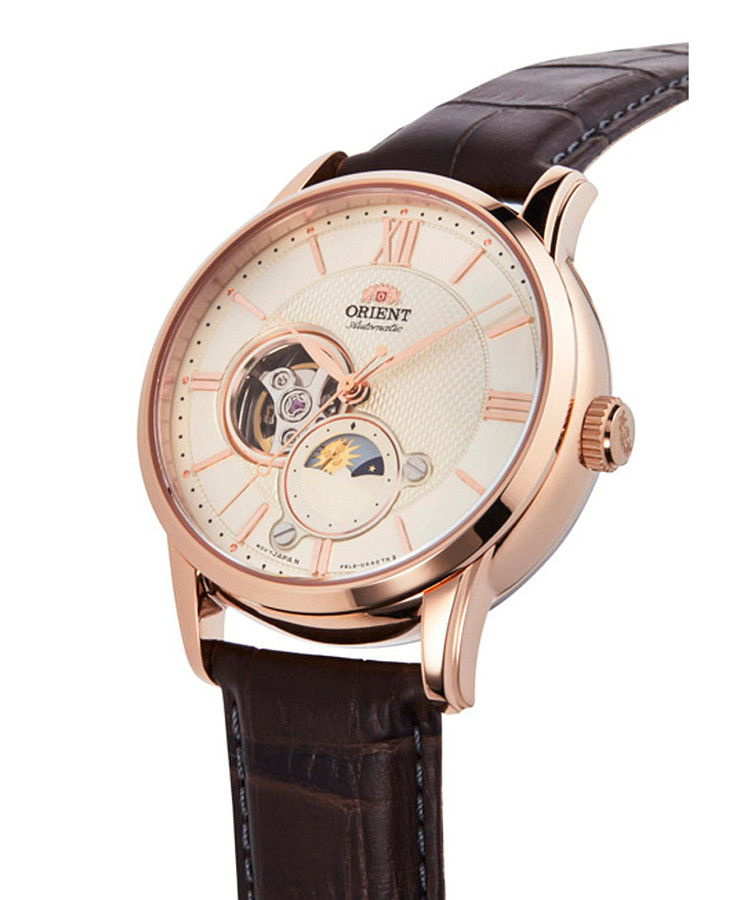 Часы Orient Sun & Moon RA-AS0009S (RN-AS0009S) — металл сталь, Япония
