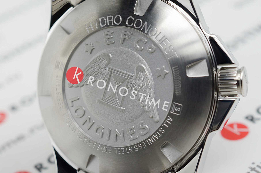Часы Longines HydroConquest L3.740.4.96.6 — мужские, нержавеющая сталь