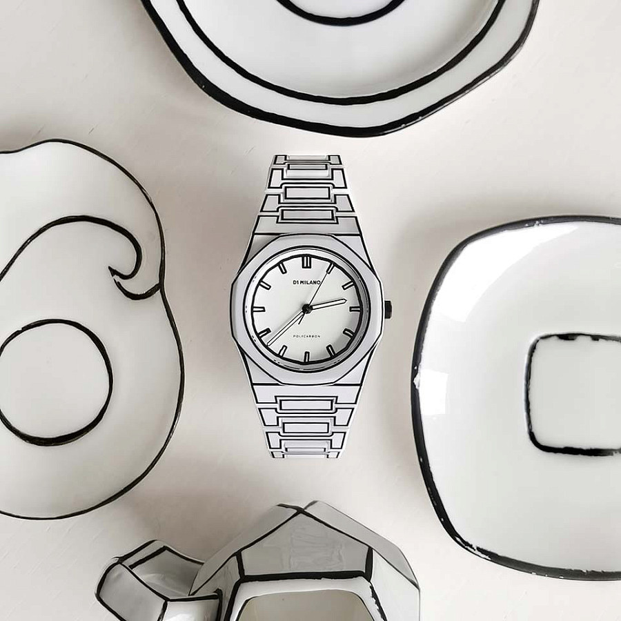 Часы D1 Milano Polycarbon PCBJ34 — мужские, пластик
