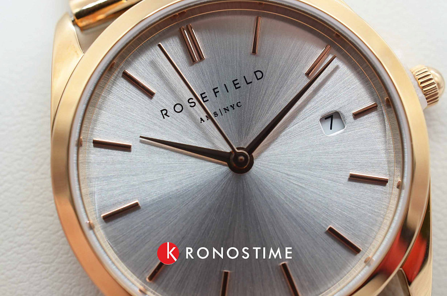 Часы Rosefield The Ace ASRSR-A21 — серебристый, металл сталь