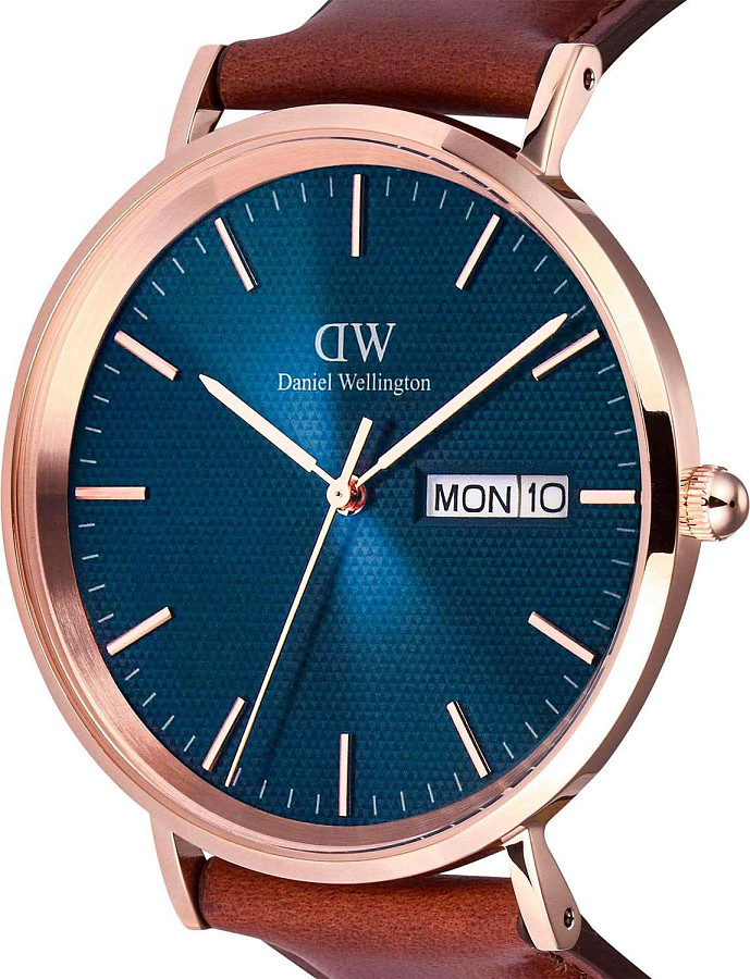 Часы Daniel Wellington Classic Day Display St Mawes Rose Gold Arctic DW00100830 — кварцевые, Швеция, мужские