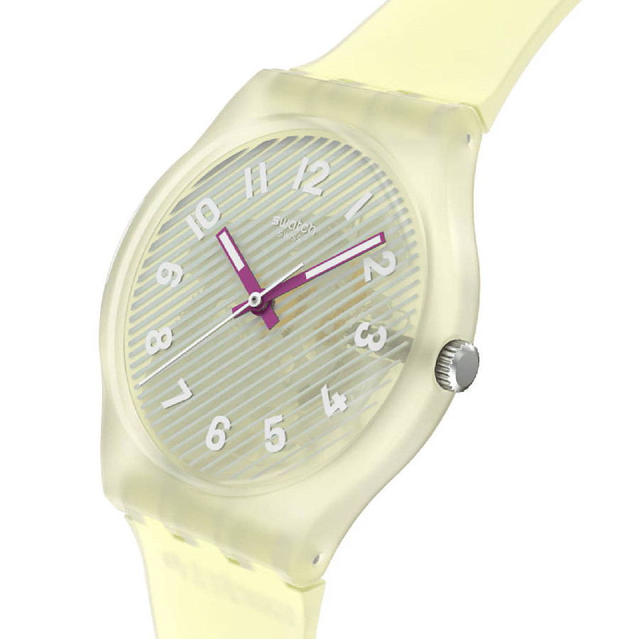 Часы Swatch Wavelengths Of Sand SO28J102 — желтый, пластик