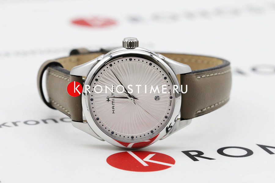 Часы Hamilton Jazzmaster Lady Quartz H32231810 — женские, кожаный