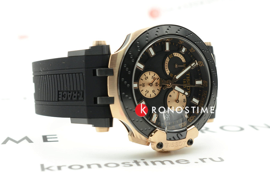 Часы Tissot T-Race Chronograph T115.417.37.051.00 — силикон, мужские