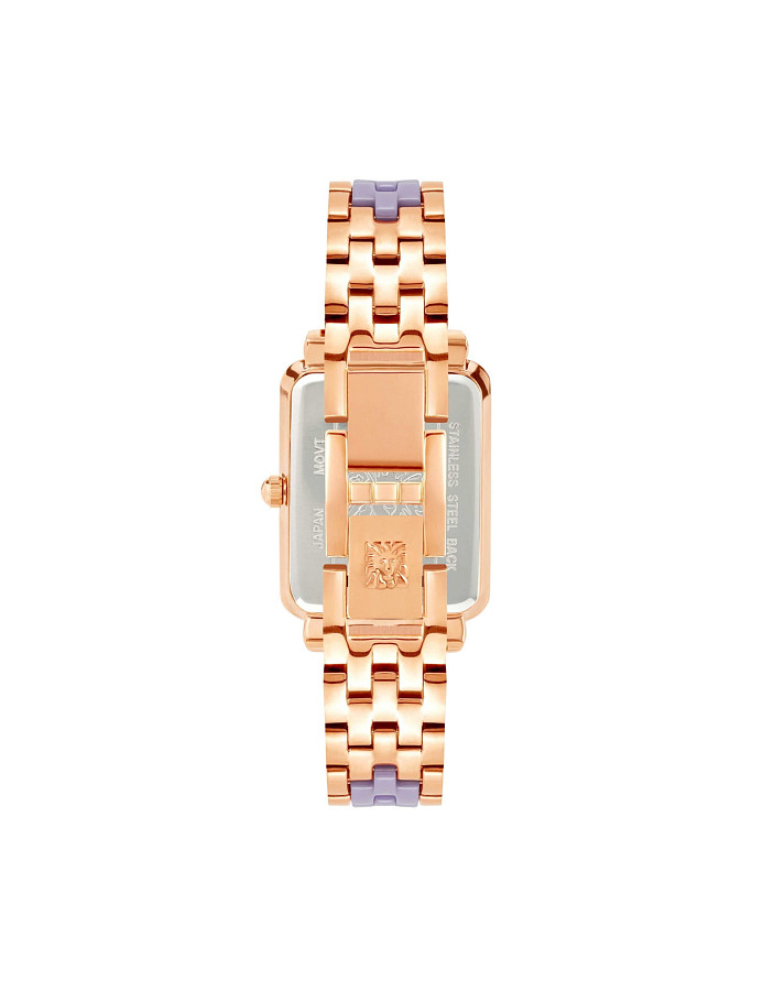 Часы Anne Klein Diamond 3668LVRG — металл силикон, США