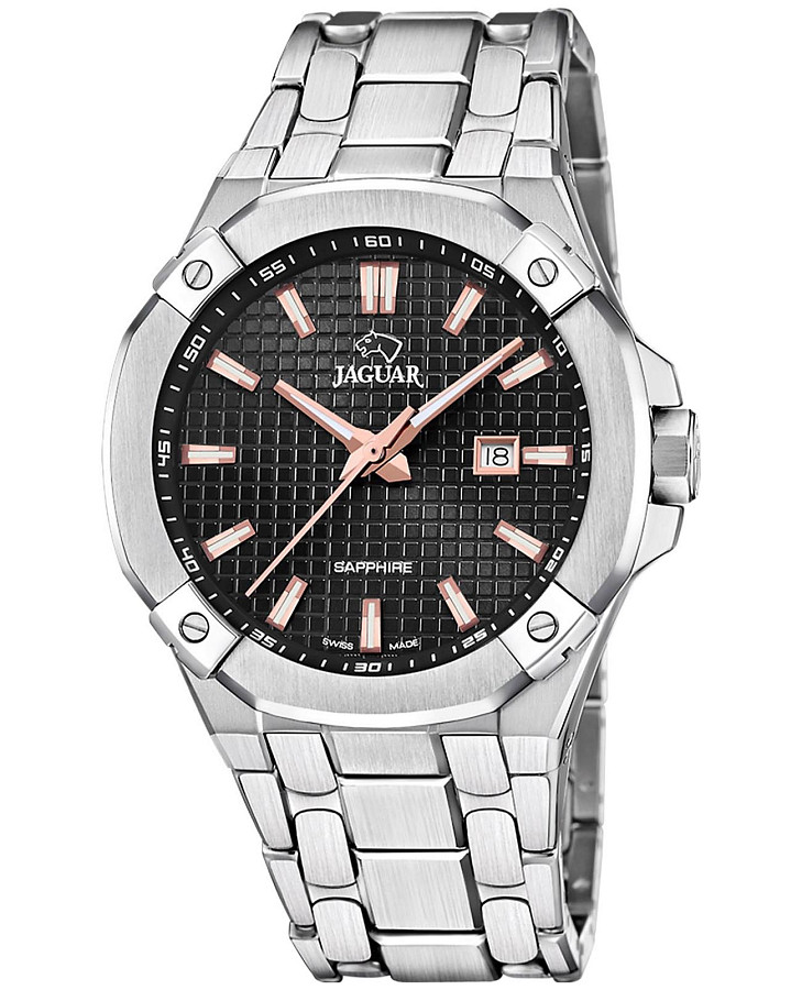 Часы Jaguar Diplomatic Quartz J1009/4 — мужские, черный