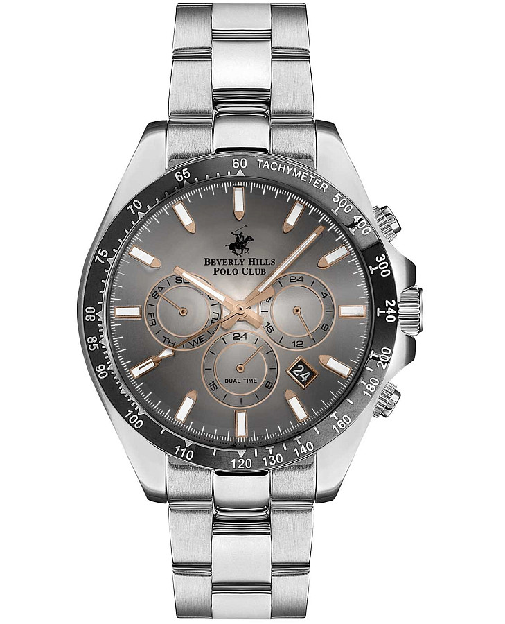 Часы Beverly Hills Polo Club BP3127X.360 — мужские, серый