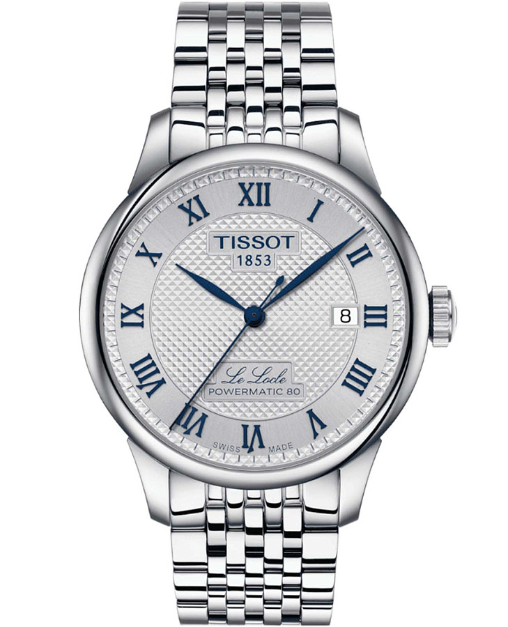 Часы Tissot Le Locle Powermatic 20th Anniversary 80 T006.407.11.033.03 — мужские, белый