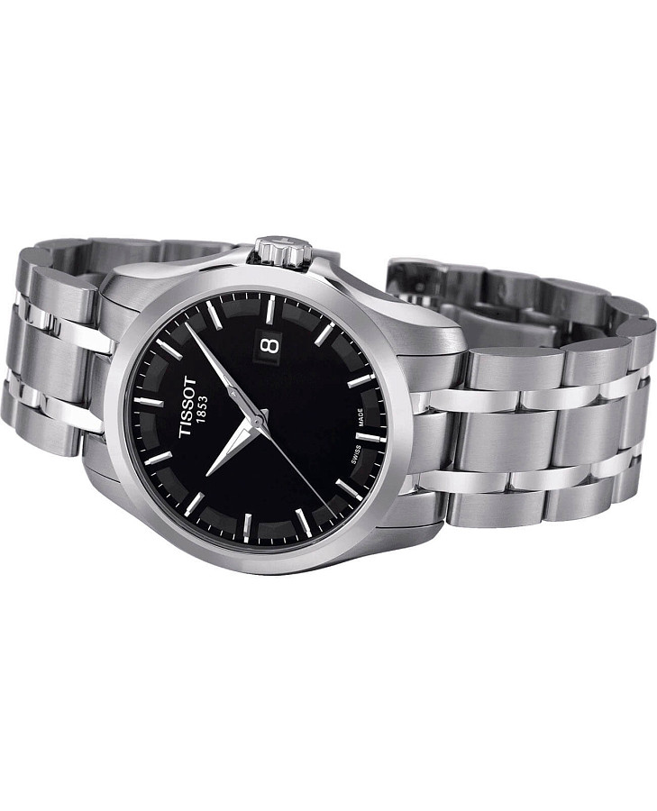 Часы Tissot Couturier T035.410.11.051.00 — сталь металл, Швейцария