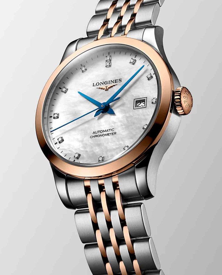 Часы Longines Record Collection L2.321.5.87.7 — сталь металл золото, Швейцария