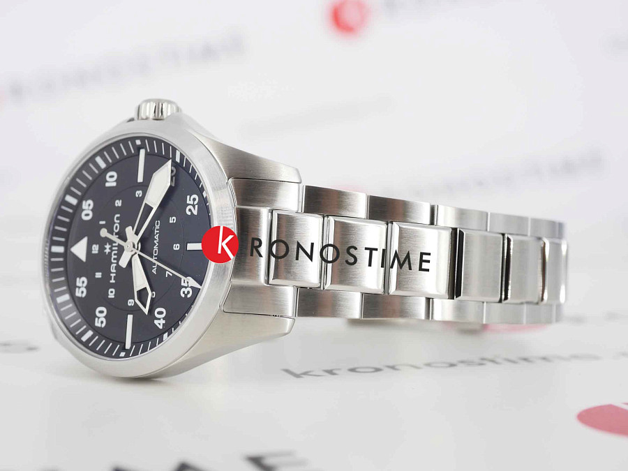 Часы Hamilton Khaki Aviation Pilot Auto H76215130 — нержавеющая сталь, мужские