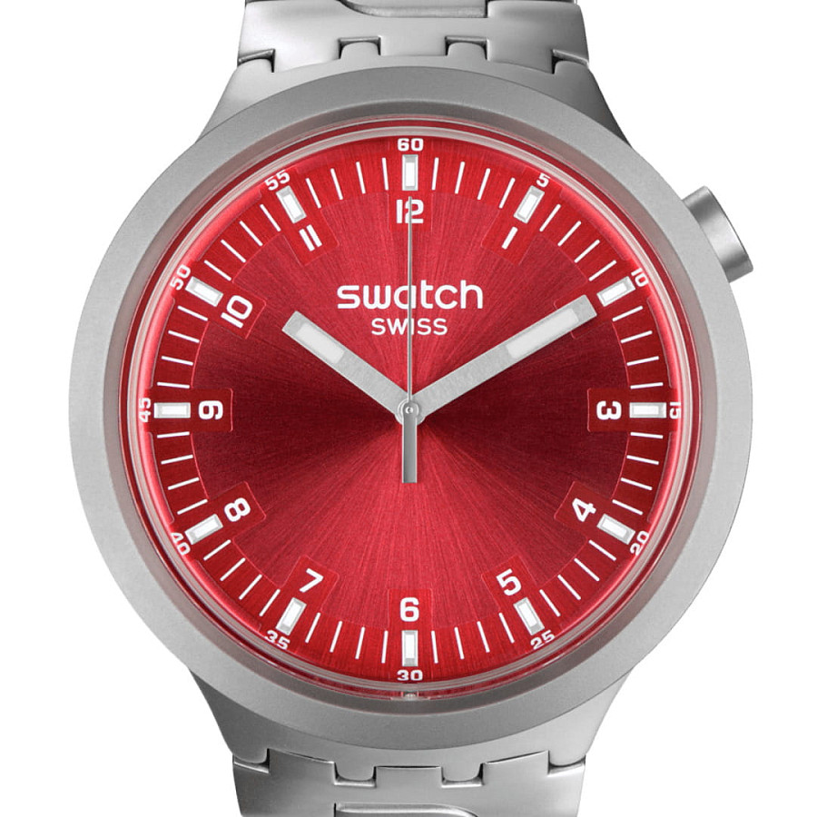 Часы Swatch Big Bold Irony Standard SB07S104G — кварцевые, сталь металл
