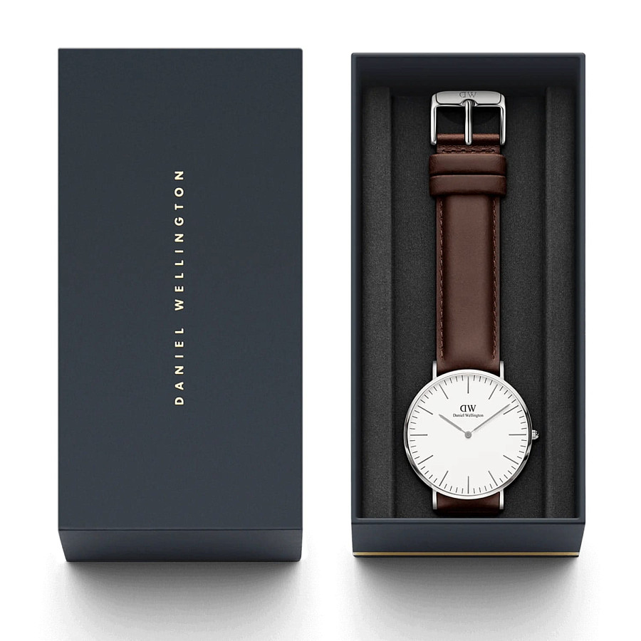 Часы Daniel Wellington DW00100056 — сталь металл, кожаный