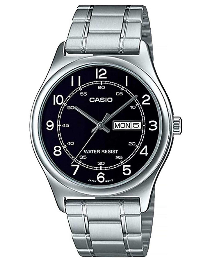 Часы Casio Collection MTP-V006D-1B2UDF (MTP-V006D-1B2) — мужские, черный