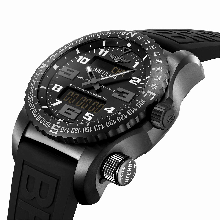 Часы Breitling Emergency V76325221B1S1 — каучук, мужские