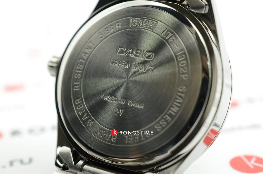 Часы Casio Collection LTP-1302PD-1A1 — кварцевые, Япония, женские