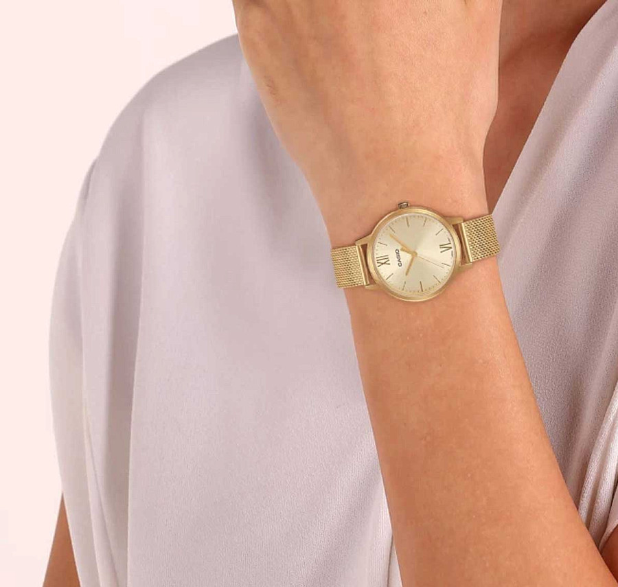 Часы Casio Collection LTP-E157MG-9A — кварцевые, сталь металл