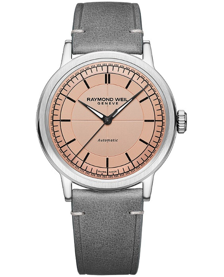 Часы Raymond Weil Millesime 2925-STC-80001 — мужские, бежевый