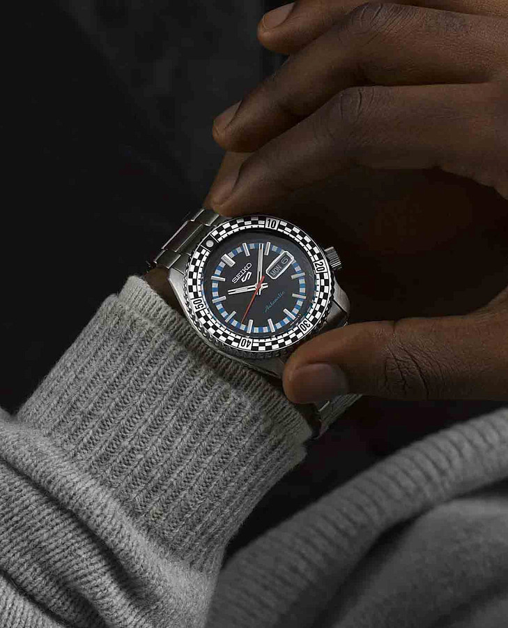 Часы Seiko 5 Sports SRPK67K1 — черный, механические