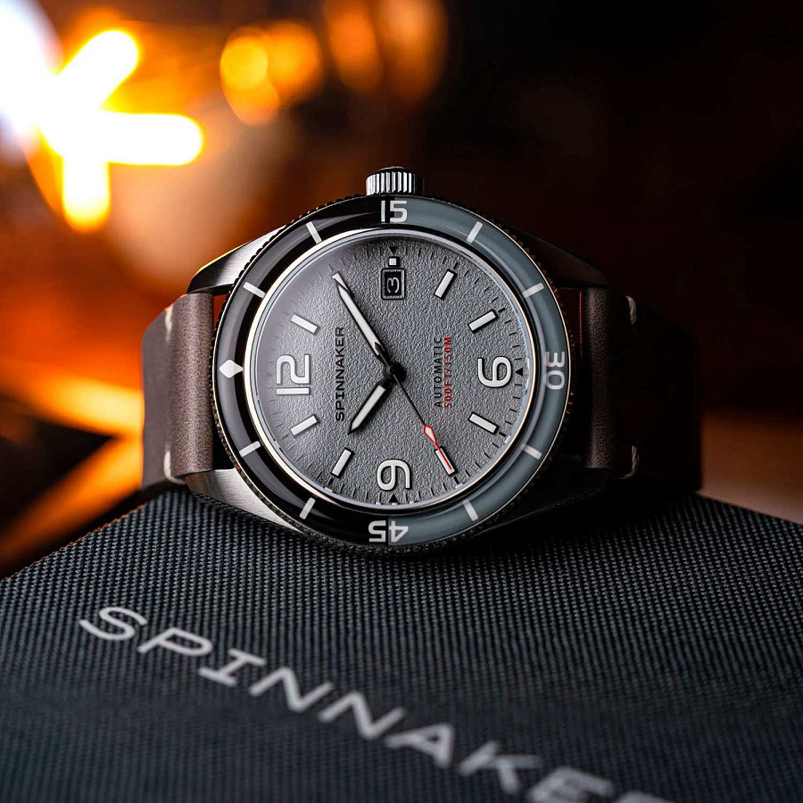 Часы Spinnaker Fleuss SP-5055-0H — механические, сталь металл