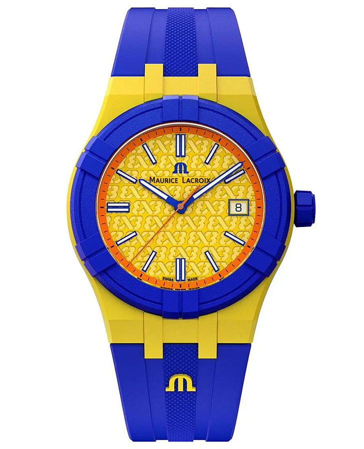Часы Maurice Lacroix Aikon Tide Special Edition FIBA 3x3 AI2008-68YZ8-800-0 — мужские, белый