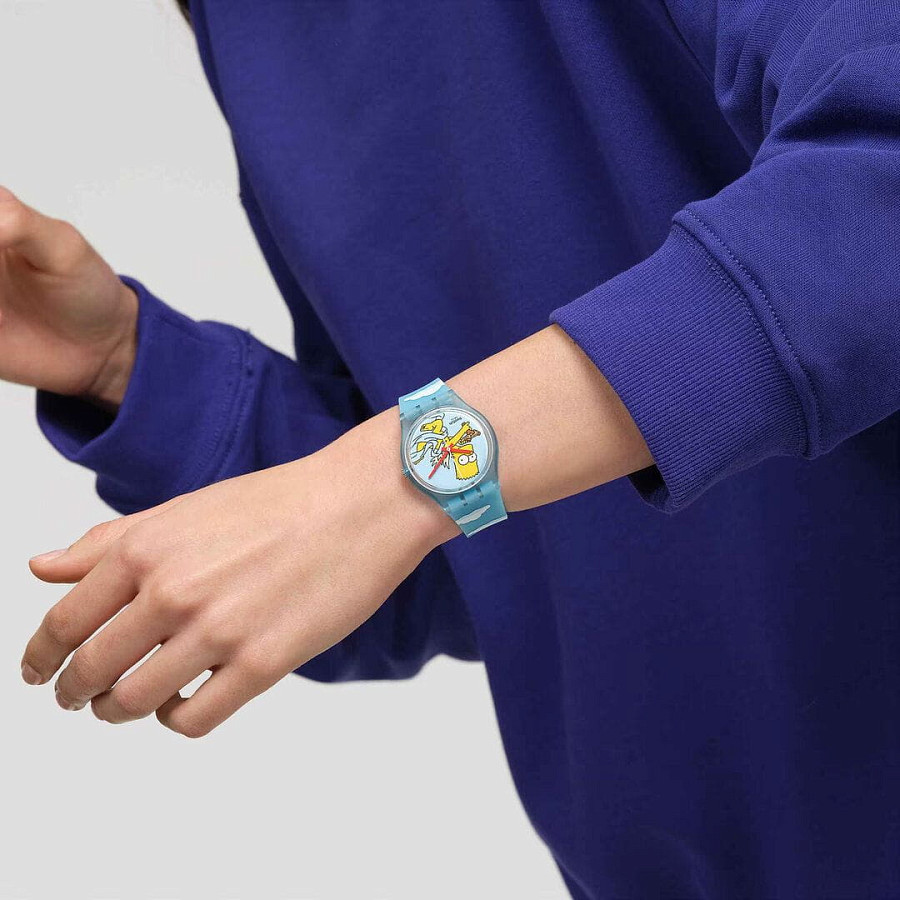 Часы Swatch Gent Biosourced Standart SO28Z115 — Швейцария, кварцевые