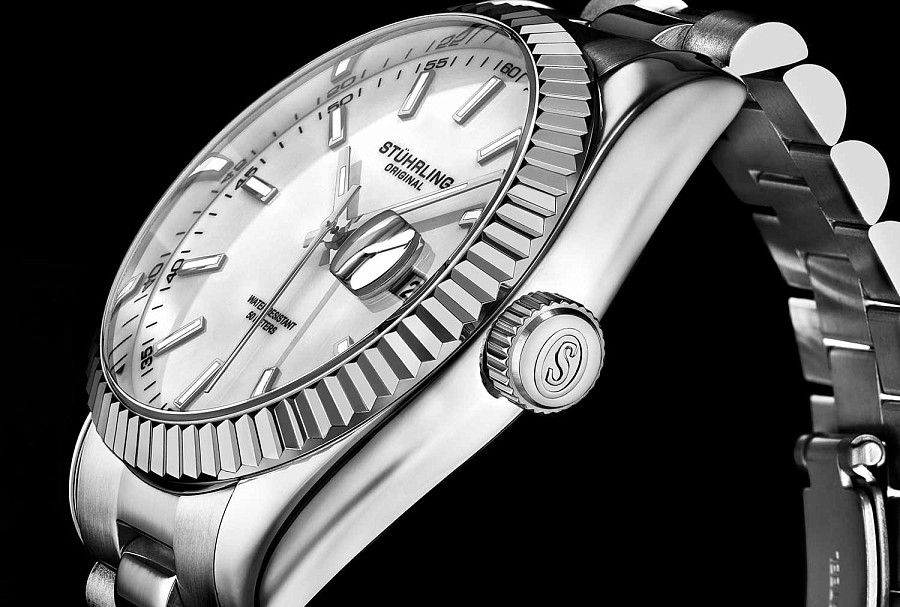 Часы Stuhrling Symphony 3935.1 — сталь металл, США