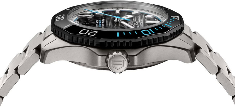 Часы TAG Heuer Aquaracer Professional 500 Date WBP5182.BF0010 — титан металл, Швейцария