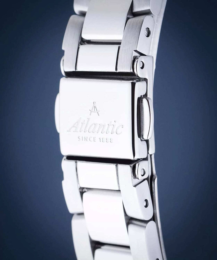 Часы Atlantic Seapair 20335.41.07BK — кварцевые, металл сталь