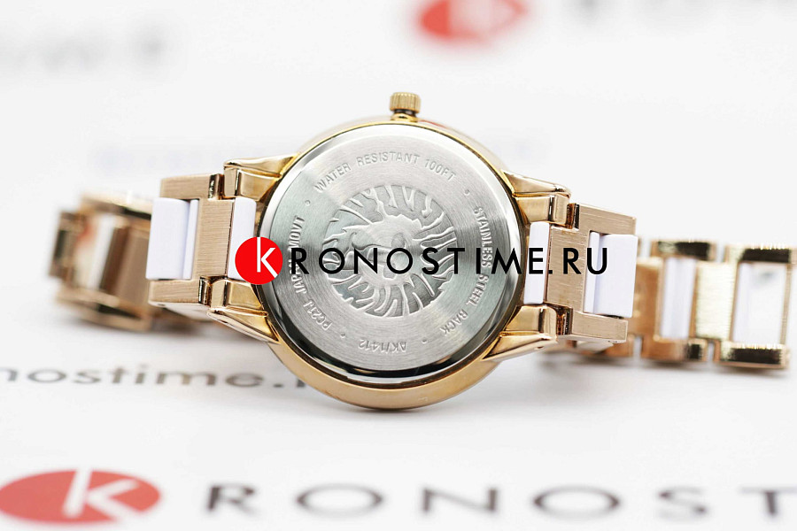 Часы Anne Klein Plastic 1412WTRG — сталь c pvd покрытием + пластик, женские