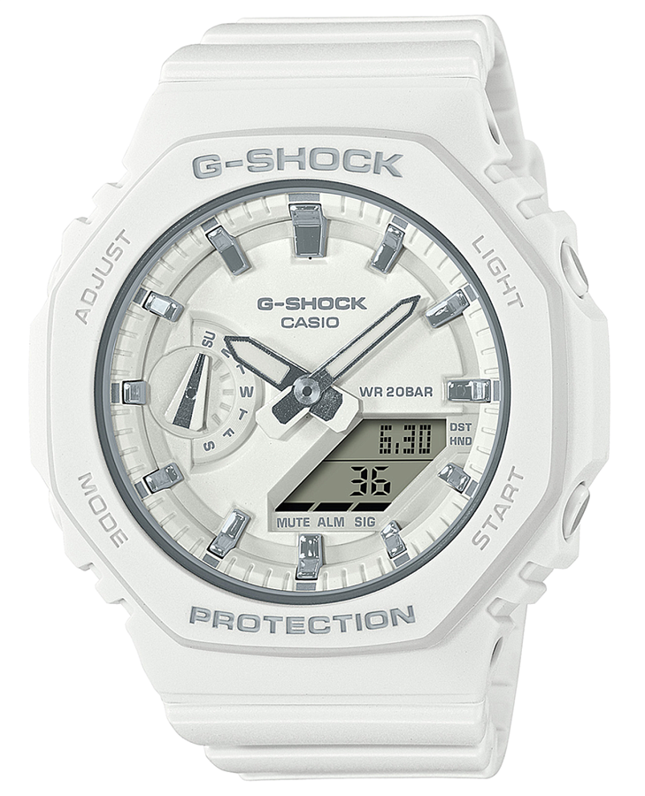 Часы Casio G-Shock GMA-S2100-7A — женские, белый