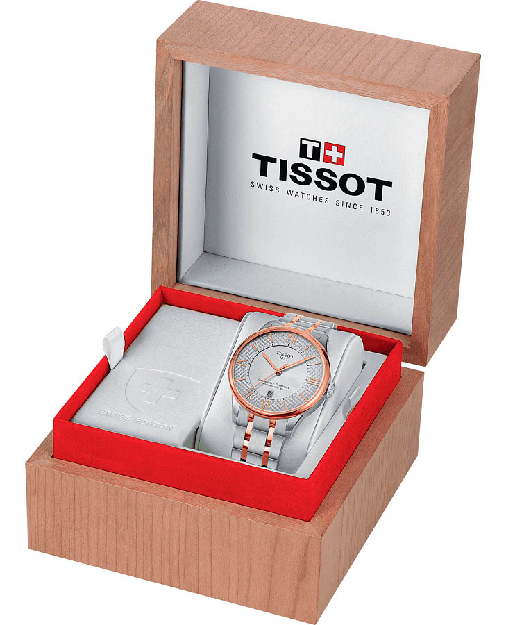 Часы Tissot Chemin des Tourelles Powermatic 80 T099.407.22.038.01 — сталь c pvd покрытием, мужские