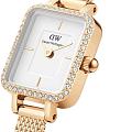 Шведские наручные часы Daniel Wellington Quadro Mini Lumine Bezel Gold DW00100730, фото 3