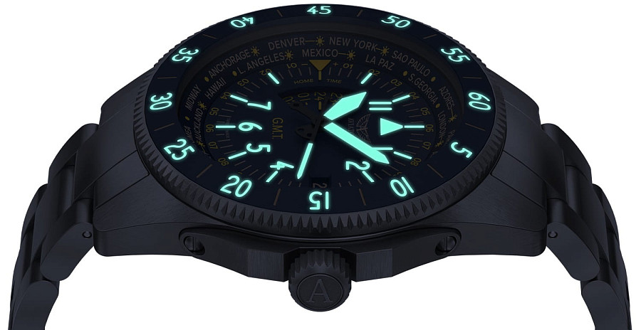 Часы Aviator Airacobra GMT V.1.37.0.304.5 — артикул V.1.37.0.304.5