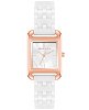 Американские керамические наручные часы Anne Klein 5022RGWT