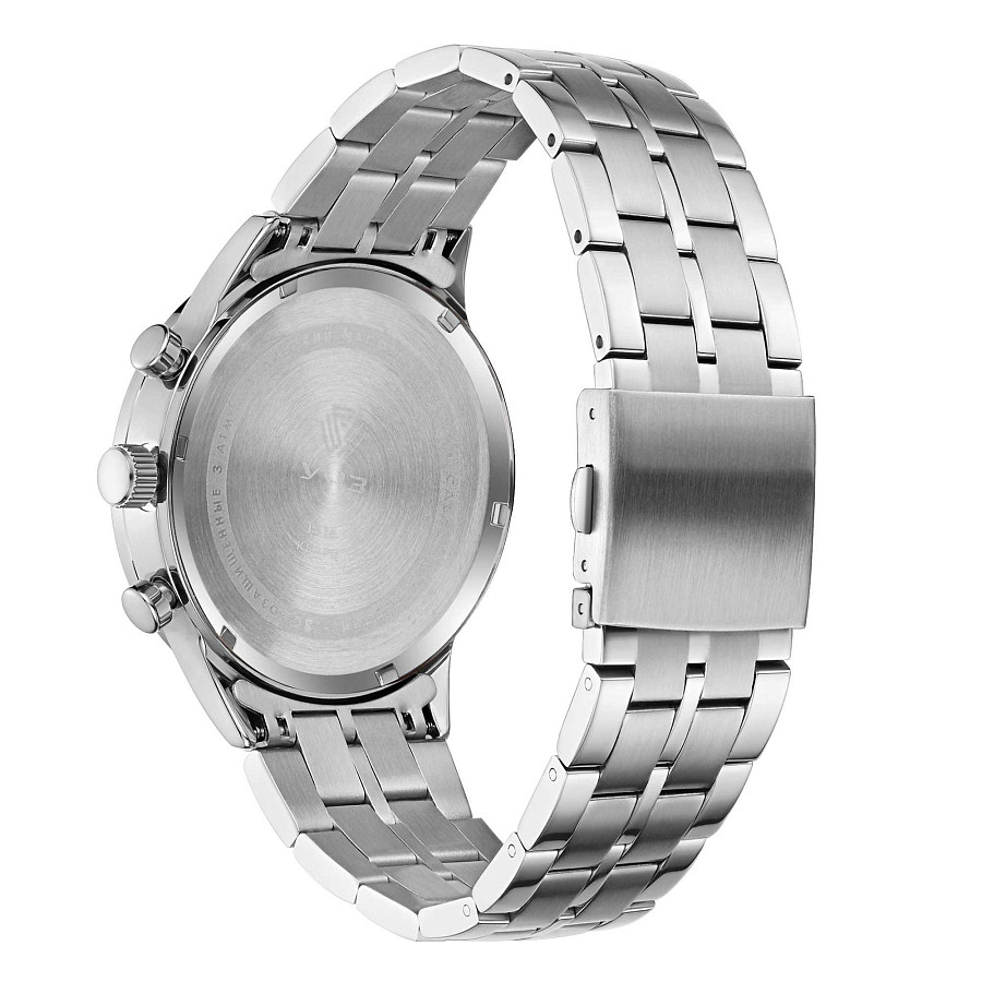 Часы УЧЗ Spectr 1516A1B1 — сталь металл, Россия