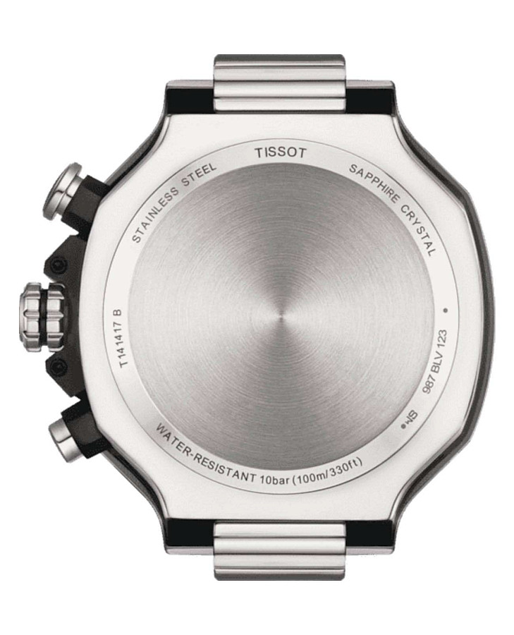 Часы Tissot T-Race Chronograph T141.417.11.031.00 — мужские, серебристый