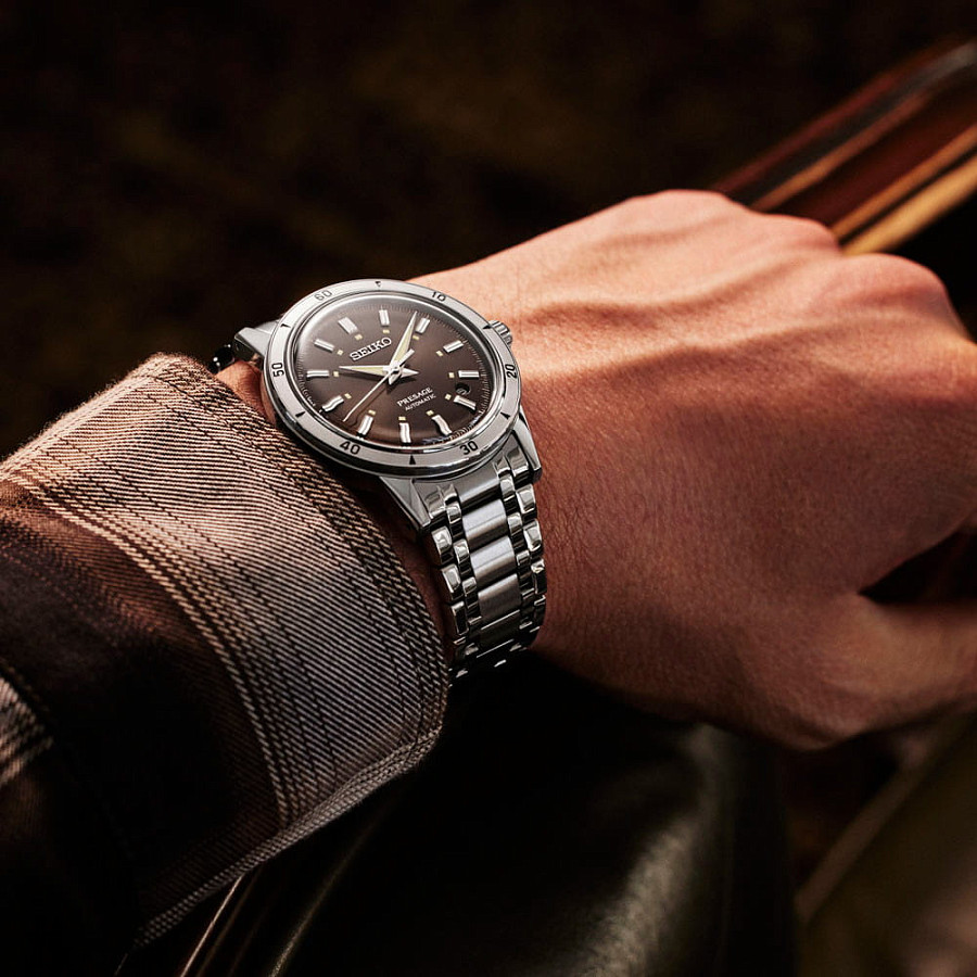 Часы Seiko Presage SRPL09J1 — механические, Япония, мужские