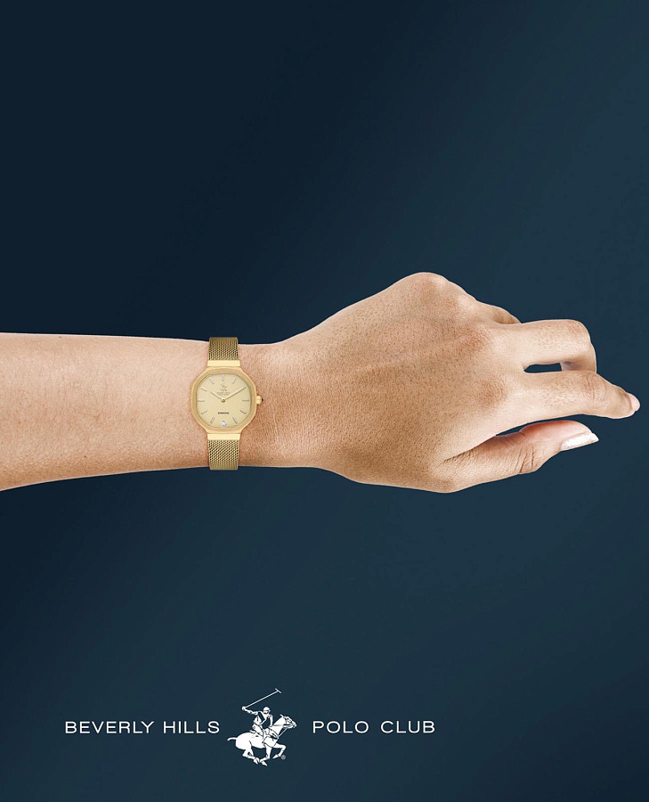 Часы Beverly Hills Polo Club Quartz BP3621X.110 — сталь металл, США
